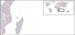 Mayotte elhelyezkedése