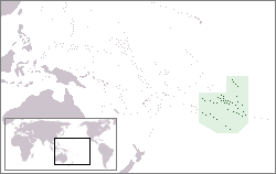 Francia Polinézia elhelyezkedése
