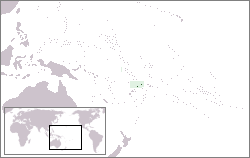 Wallis és Futuna elhelyezkedése