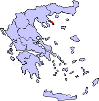 Athosz-hegy elhelyezkedése Görögországban