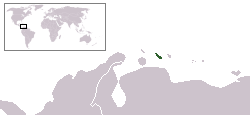 Curaçao elhelyezkedése