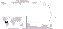 Sint Eustatius elhelyezkedése