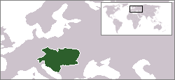 Az Osztrák-Magyar Monarchia elhelyezkedése