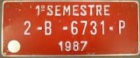 1o SEMESTRE/2-B-6731-P/1987