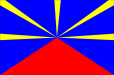 Réunion nemhivatalos zászlaja
