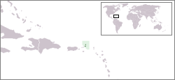 Brit Virgin-szigetek elhelyezkedése