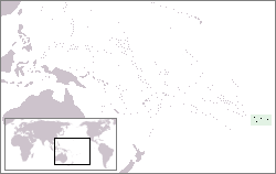 A Pitcairn-szigetek elhelyezkedése