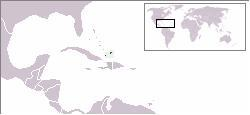 A Turks- és Caicos-szigetek elhelyezkedése
