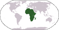 Afrika elhelyezkedése